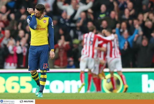 استوک سیتی 3-2 آرسنال