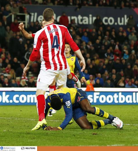 استوک سیتی 3-2 آرسنال