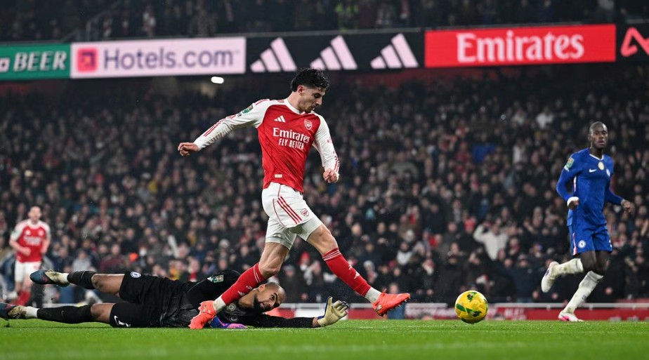 صعود آرسنال به فینال کارابائو کاپ با حذف چلسی