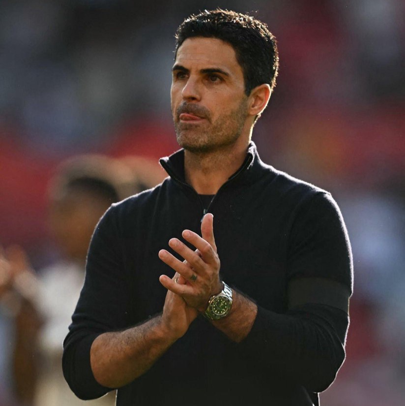 صحبت‌های میکل آرتتا و داوید رایا پس از پایان بازی