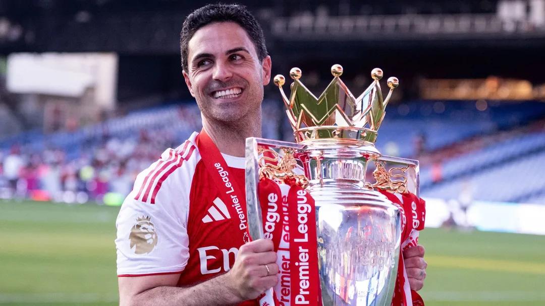 arteta premier league trophy