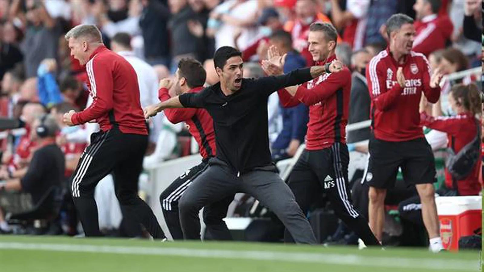 کنفرانس مطبوعاتی آرتتا پس از پیروزی 3-1 مقابل تاتنهام