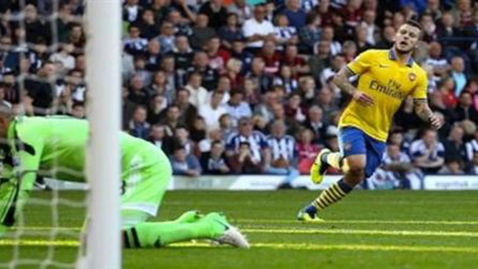 وستبرومویچ آلبیون 1 - 1 آرسنال