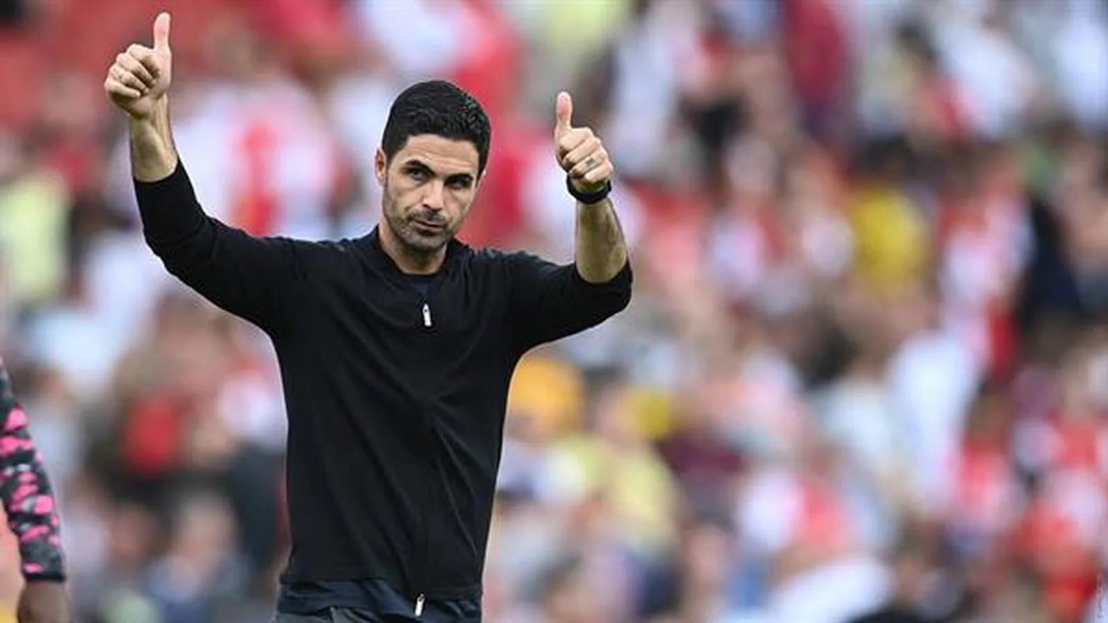 کنفرانس مطبوعاتی آرتتا پس از پیروزی 1-0 مقابل نوریچ