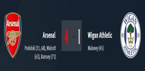 آرسنال 4 - 1 ویگان